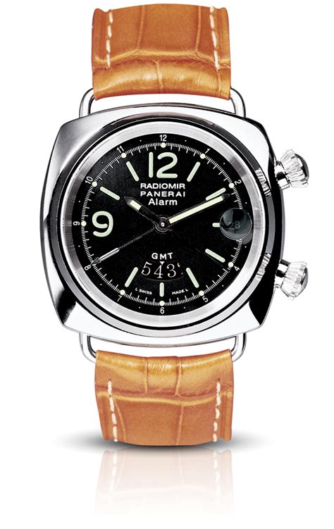 panerai radiomir gmt alarm review|panerai radiomir vintage.